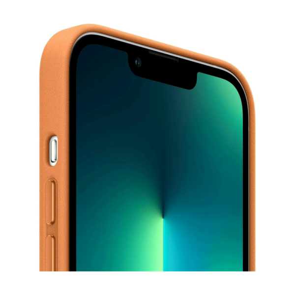 Apple iPhone 13 Pro Leren Hoesje met MagSafe Gouden Bruin - Afbeelding 5